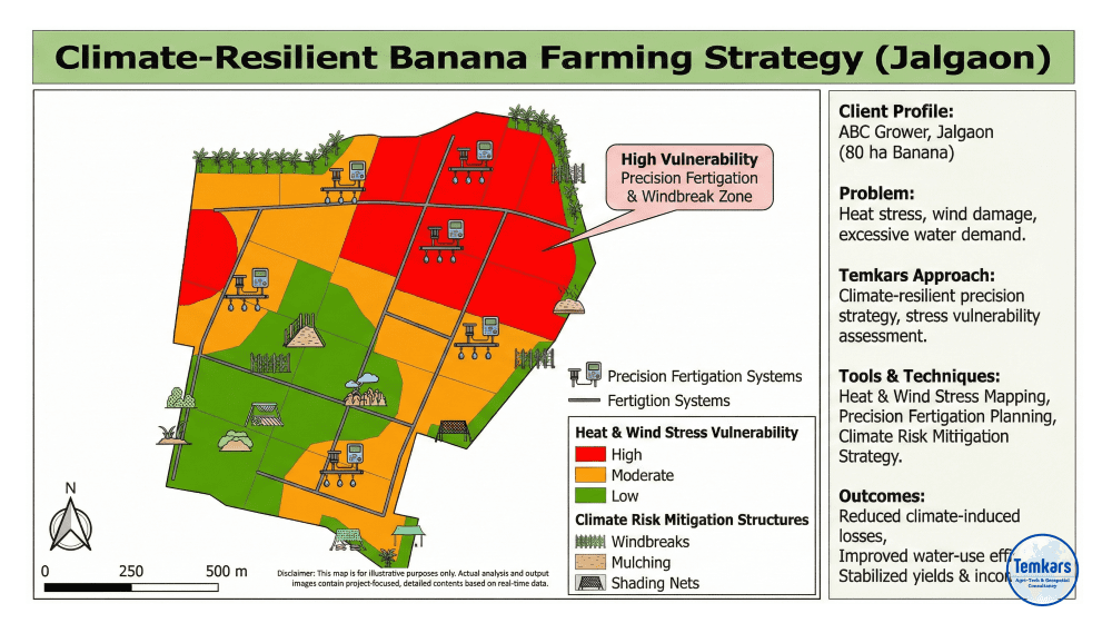 agriculture & operational strategy consulting for climate resilient banana farming strategy (jalgaon)